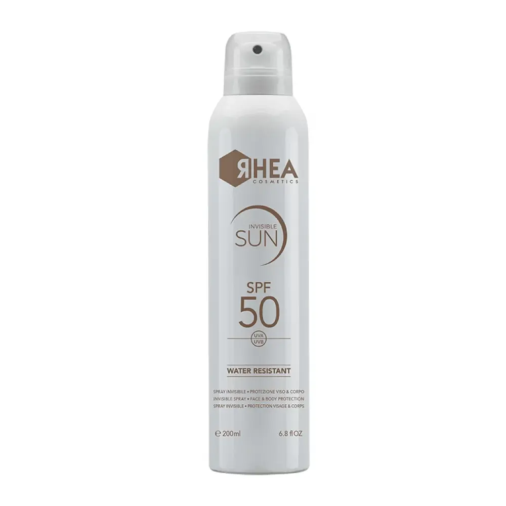 Невидимий спрей для обличчя та тіла SPF50 RHEA INVISIBLE SUN SPF50 FACE & BODY SUNSCREEN Невидимий спрей для обличчя та тіла SPF50 RHEA INVISIBLE SUN SPF50 FACE & BODY SUNSCREEN
