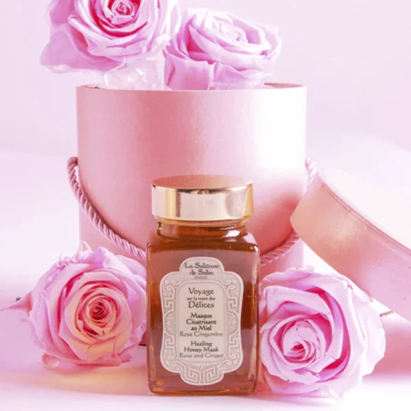 Маска с мёдом и розой для лица LA SULTANE DE SABA MASQUE MIEL ROSE