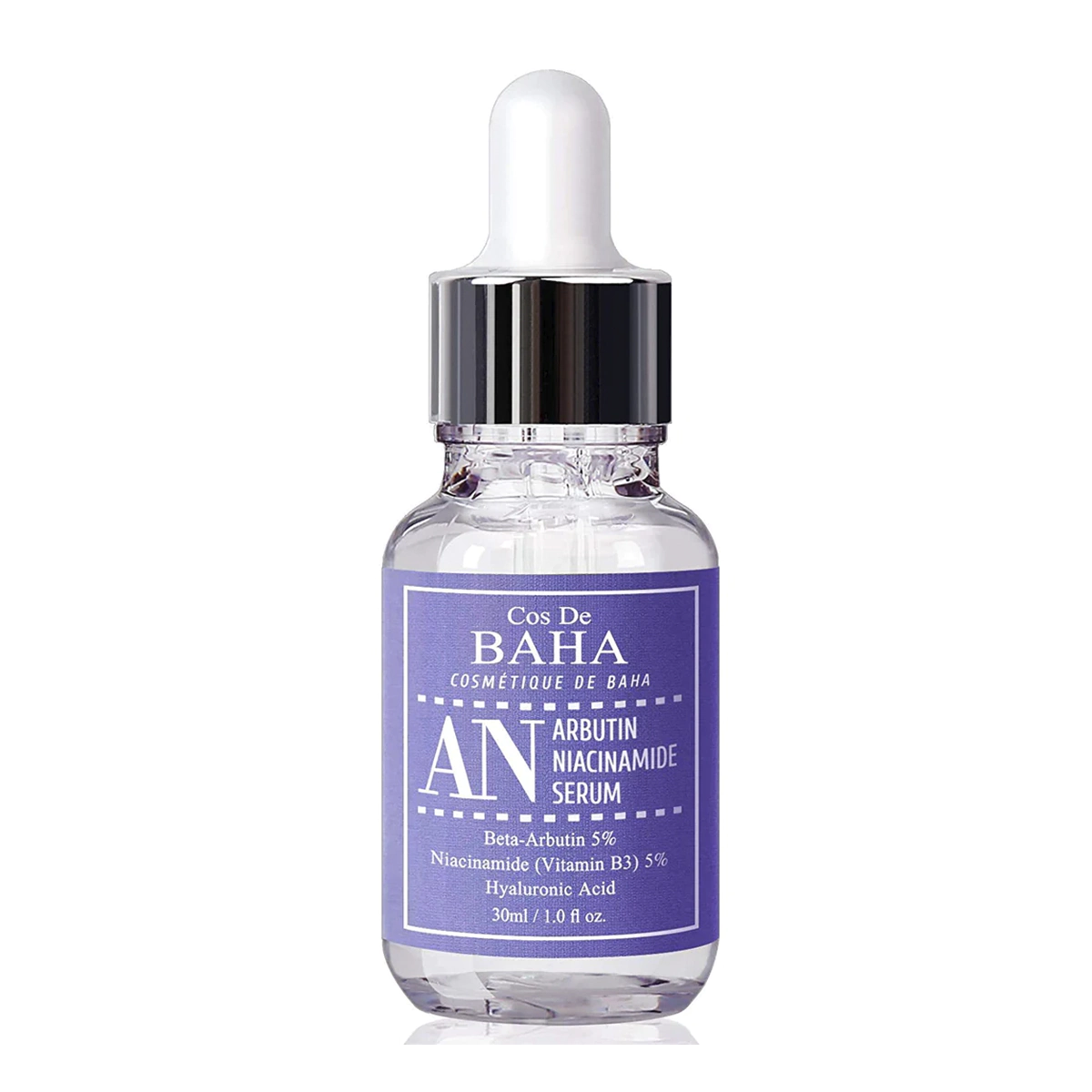 Сыворотка против пигментации с арбутином и ниацинамидом COS DE BAHA AN ARBUTIN 5% + NIACINAMIDE 5% SERUM Сыворотка против пигментации с арбутином и ниацинамидом COS DE BAHA AN ARBUTIN 5% + NIACINAMIDE 5% SERUM