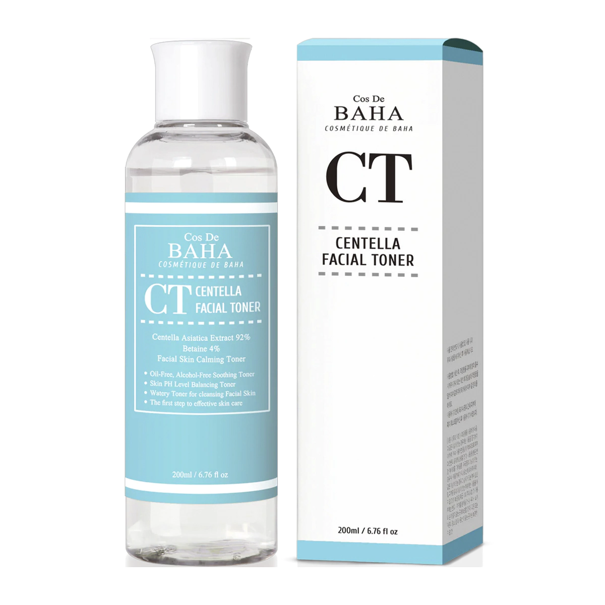 Успокаивающий тонер с центеллой COS DE BAHA CT CENTELLA FACIAL TONER Успокаивающий тонер с центеллой COS DE BAHA CT CENTELLA FACIAL TONER
