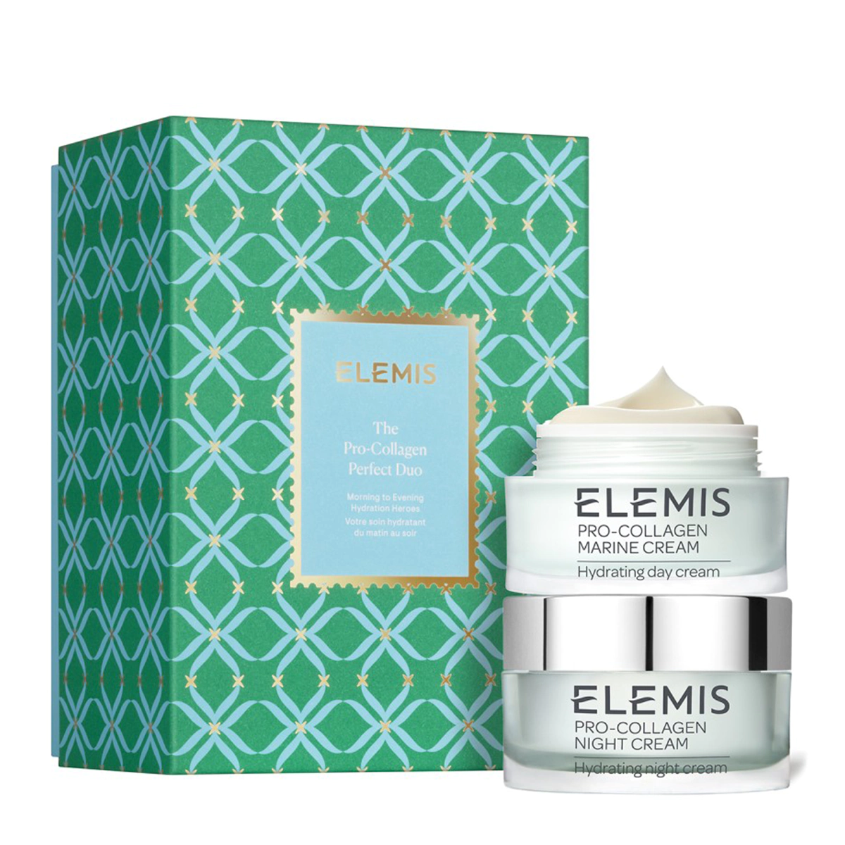 Идеальный дуэт Про-коллаген Увлажнение кожи днем и ночью ELEMIS KIT: THE PRO-COLLAGEN PERFECT DUO MORNING TO EVENING HYDRATION HEROES Идеальный дуэт Про-коллаген Увлажнение кожи днем и ночью ELEMIS KIT: THE PRO-COLLAGEN PERFECT DUO MORNING TO EVENING HYDRATION HEROES