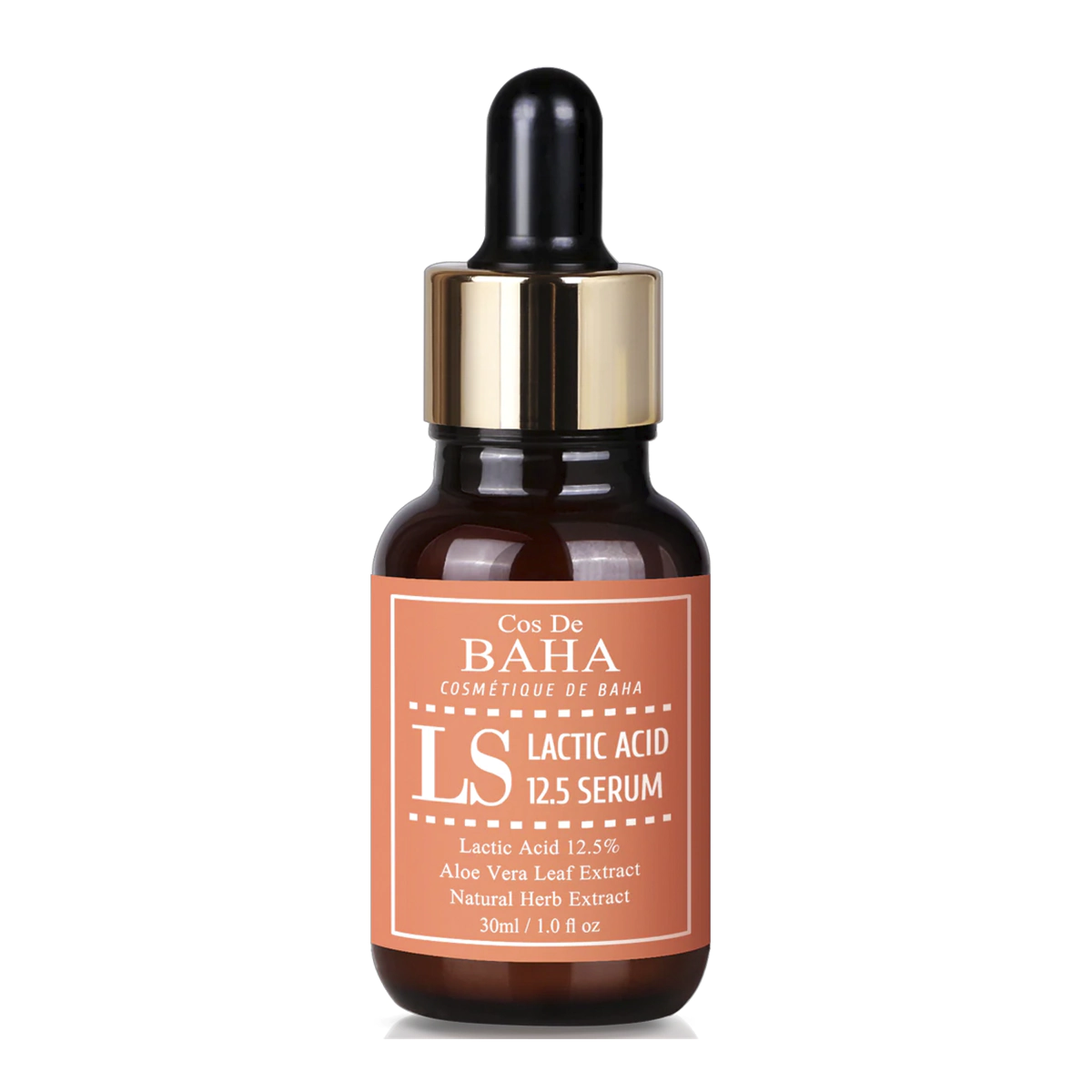 Сироватка-пілінг для обличчя з молочною кислотою COS DE BAHA LS LACTIC ACID 12.5% FACE PEEL SERUM WITH HA Сироватка-пілінг для обличчя з молочною кислотою COS DE BAHA LS LACTIC ACID 12.5% FACE PEEL SERUM WITH HA
