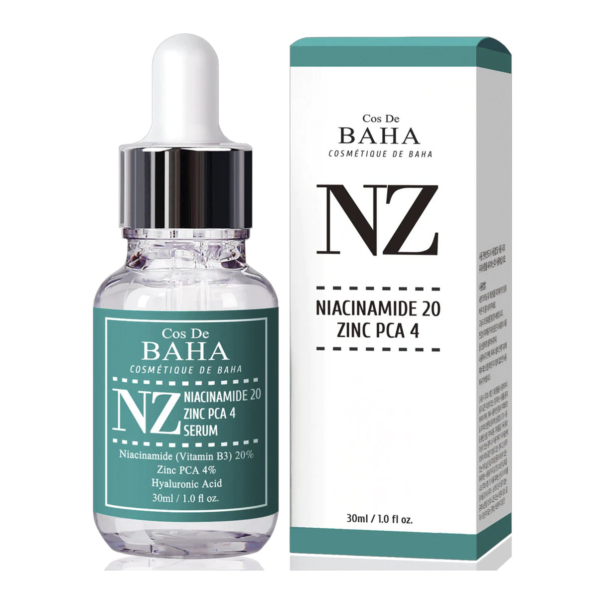 Серум с ниацинамидом и цинком COS DE BAHA NZ NIACINAMIDE 20% + ZINC 4% SERUM Серум с ниацинамидом и цинком COS DE BAHA NZ NIACINAMIDE 20% + ZINC 4% SERUM