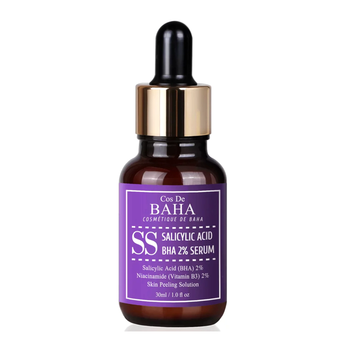 Кислотна сироватка із саліциловою кислотою COS DE BAHA SS SALICYLIC ACID BHA 2% EXFOLIANT SERUM Кислотна сироватка із саліциловою кислотою COS DE BAHA SS SALICYLIC ACID BHA 2% EXFOLIANT SERUM