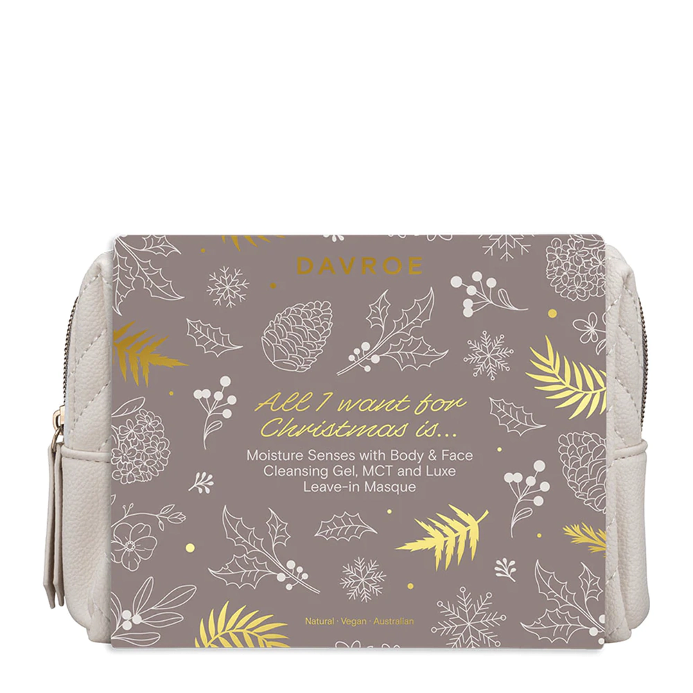 Дорожный набор Christmas для увлажнения волос DAVROE MOISTURE SENSES TRAVEL PACK Дорожный набор Christmas для увлажнения волос DAVROE MOISTURE SENSES TRAVEL PACK