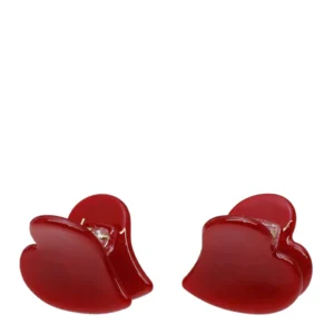 Набор крабиков-сердечек для волос EMI JAY BABY HEART CLIP SET IN CHERRY KISS