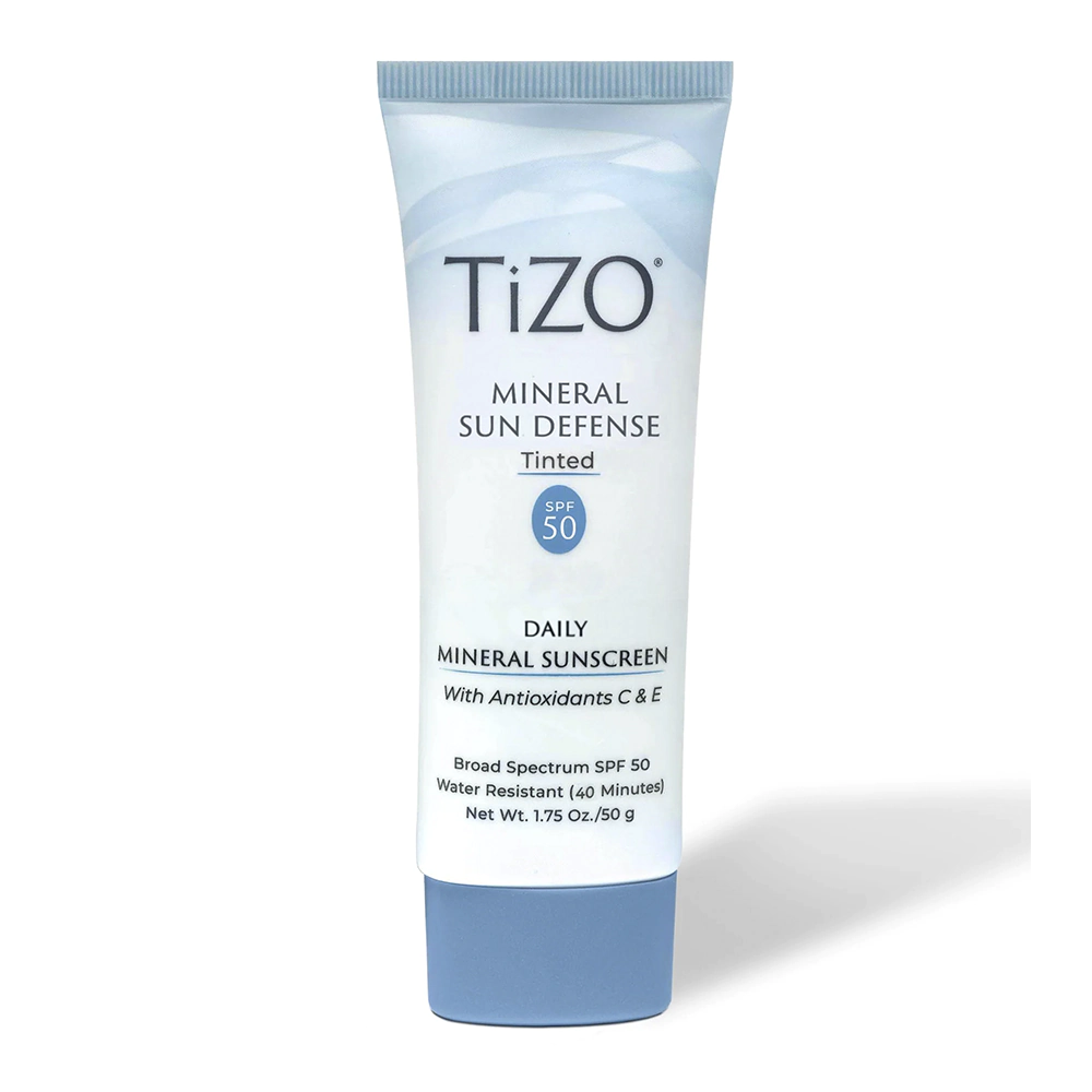 Минеральный солнцезащитный крем с оттенком TIZO MINERAL SUN DEFENSE TINTED SPF 50 Минеральный солнцезащитный крем с оттенком TIZO MINERAL SUN DEFENSE TINTED SPF 50
