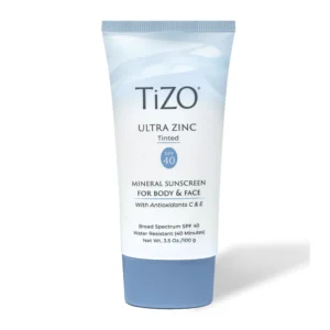 Минеральный солнцезащитный крем для лица и тела тонирующий TIZO ULTRA ZINC BODY & FACE TINTED S…