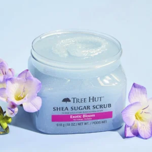 Цукровий скраб для тіла Екзотичне цвітіння TREE HUT EXOTIC BLOOM SHEA SUGAR SCRUB