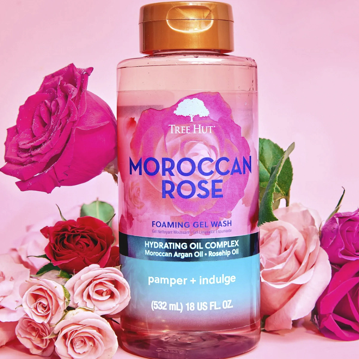Гель для душа Марокканская роза TREE HUT MOROCCAN ROSE FOAMING GEL WASH Гель для душа Марокканская роза TREE HUT MOROCCAN ROSE FOAMING GEL WASH