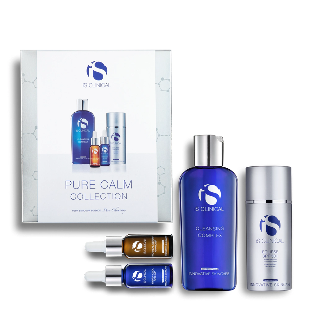 Успокаивающий набор для чувствительной и реактивной кожи лица IS CLINICAL PURE CALM COLLECTION Успокаивающий набор для чувствительной и реактивной кожи лица IS CLINICAL PURE CALM COLLECTION