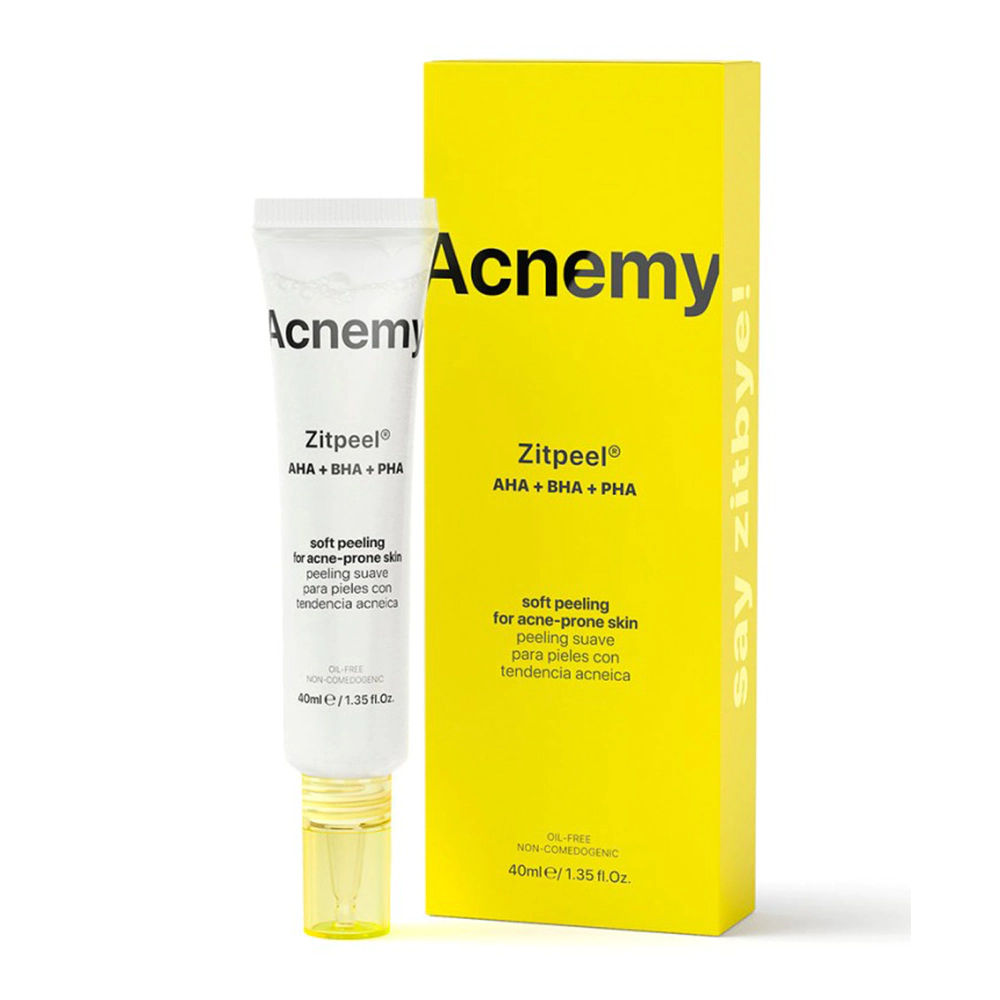 Відлущуючий нічний скраб від прищів ACNEMY ZITPEEL AHA + BHA + PHA SOFT PEELING FOR ACNE-PRONE SKIN Відлущуючий нічний скраб від прищів ACNEMY ZITPEEL AHA + BHA + PHA SOFT PEELING FOR ACNE-PRONE SKIN