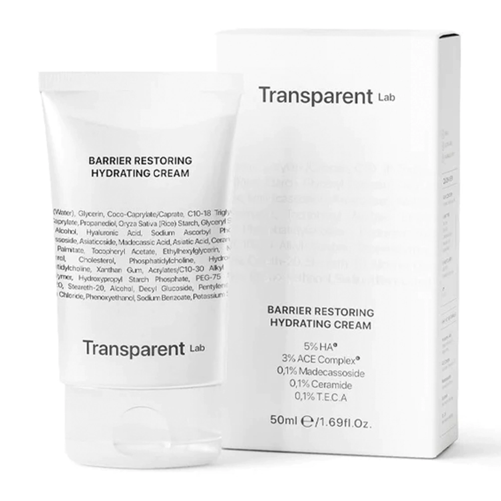 Ультраувлажняющий крем для лица TRANSPARENT LAB BARRIER RESTORING HYDRATING CREAM Ультраувлажняющий крем для лица TRANSPARENT LAB BARRIER RESTORING HYDRATING CREAM