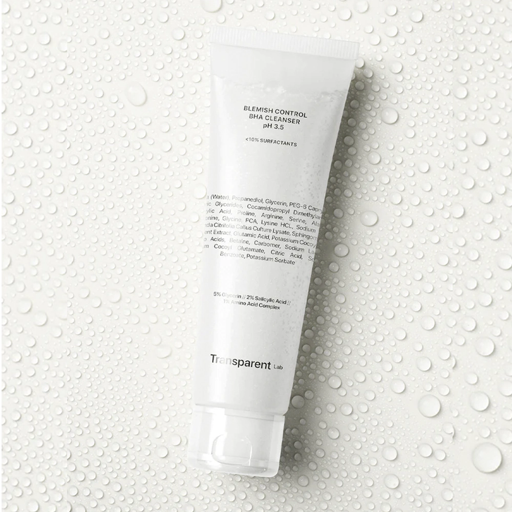 Очищающий гель для лица от прыщей для зрелой кожи TRANSPARENT LAB BLEMISH CONTROL BHA CLEANSER PH 3.5 Очищающий гель для лица от прыщей для зрелой кожи TRANSPARENT LAB BLEMISH CONTROL BHA CLEANSER PH 3.5