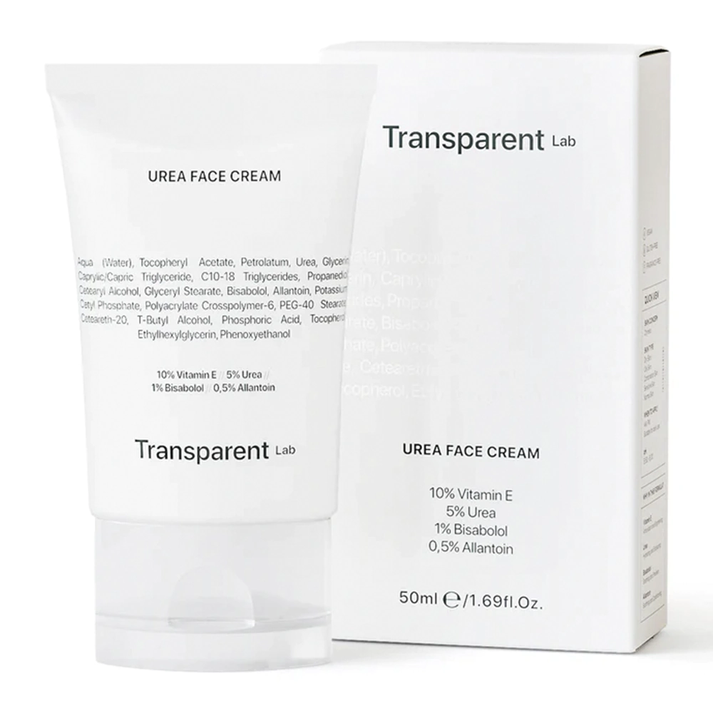 Увлажняющий крем для лица с 5% мочевиной TRANSPARENT LAB UREA FACE CREAM Увлажняющий крем для лица с 5% мочевиной TRANSPARENT LAB UREA FACE CREAM