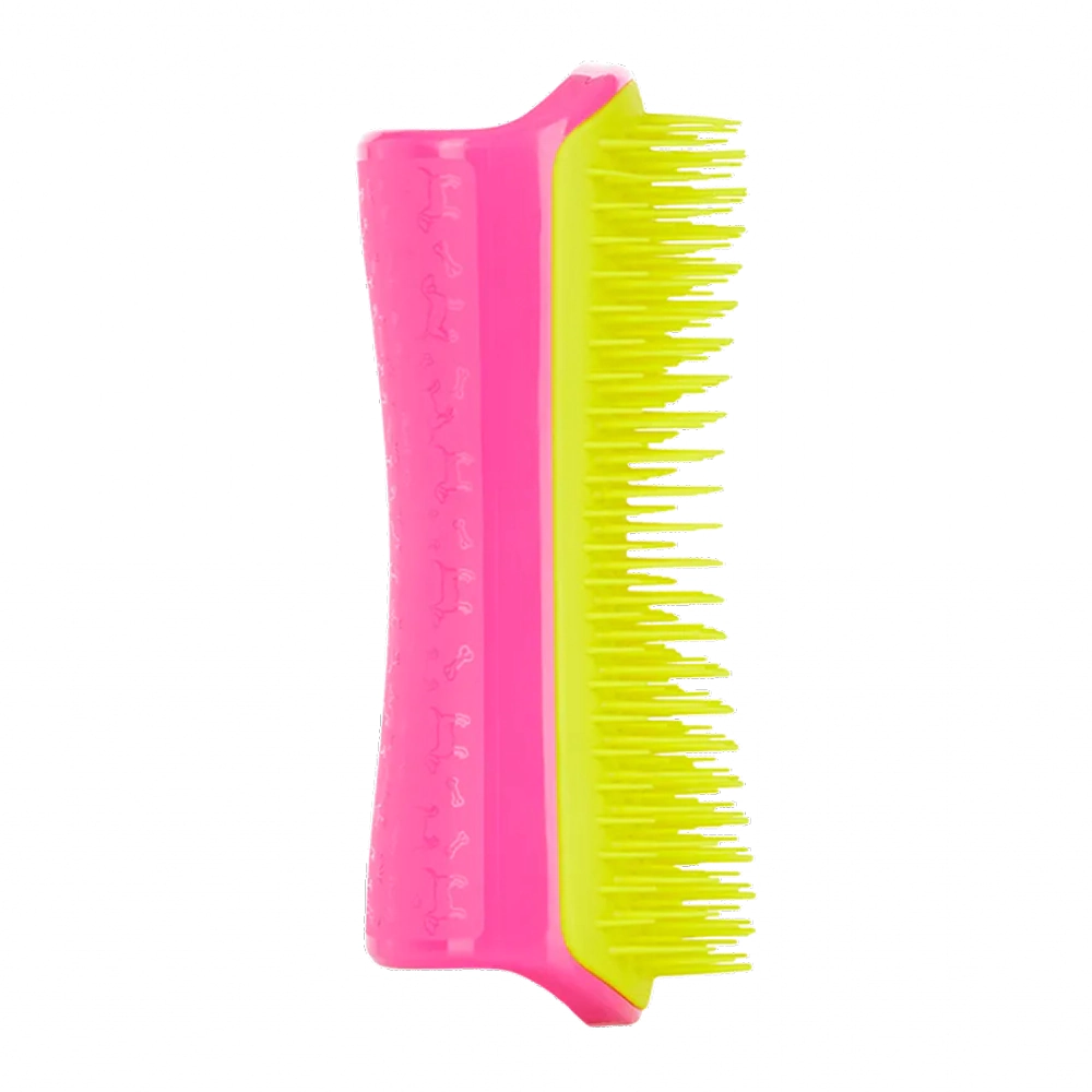 Расчёска-щётка для вычёсывания собаки PET TEEZER DETANGLING&GROOMING PINK/YELLOW Расчёска-щётка для вычёсывания собаки PET TEEZER DETANGLING&GROOMING PINK/YELLOW