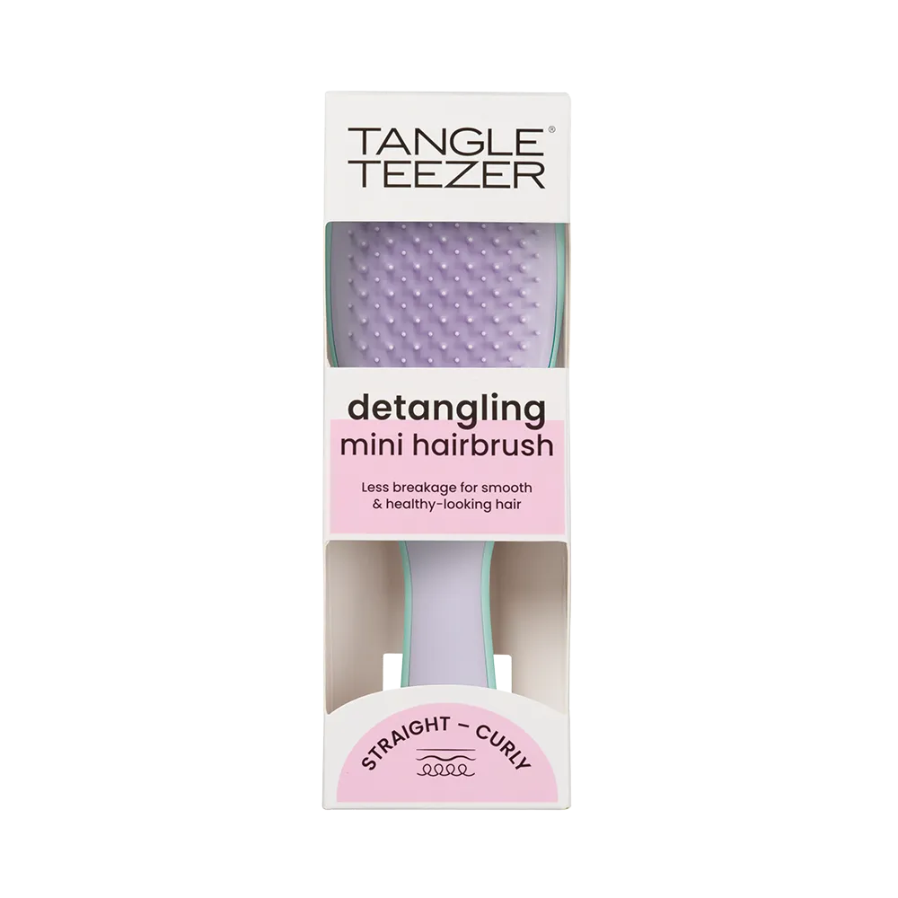 Щётка для расчёсывания мокрых волос TANGLE TEEZER THE ULTIMATE DETANGLER MINI WISTERIA LEAF Щётка для расчёсывания мокрых волос TANGLE TEEZER THE ULTIMATE DETANGLER MINI WISTERIA LEAF