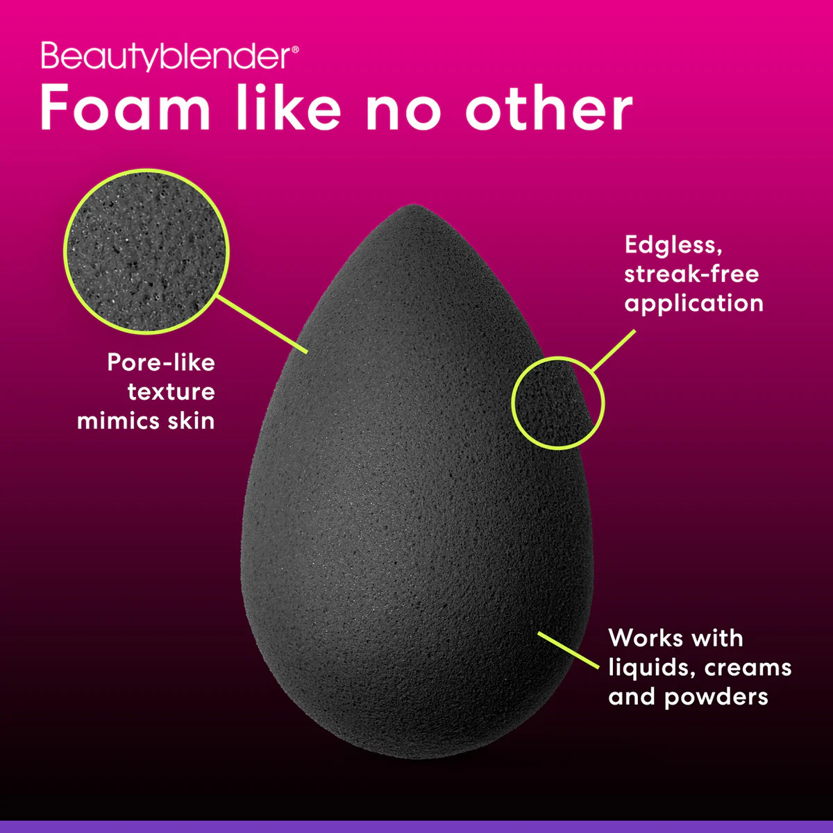 Спонж для макіяжу BEAUTYBLENDER PRO MAKEUP SPONGE Спонж для макіяжу BEAUTYBLENDER PRO MAKEUP SPONGE