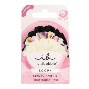 Набор резинок-браслетов для волос в ткани INVISIBOBBLE LOOP PLUS BE STRONG 3 шт