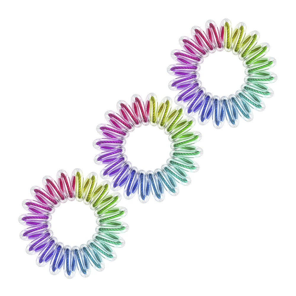 Набір спіральних гумок-браслетів для волосся дівчаток INVISIBOBBLE KIDS MAGIC RAINBOW 3 шт Набір спіральних гумок-браслетів для волосся дівчаток INVISIBOBBLE KIDS MAGIC RAINBOW 3 шт