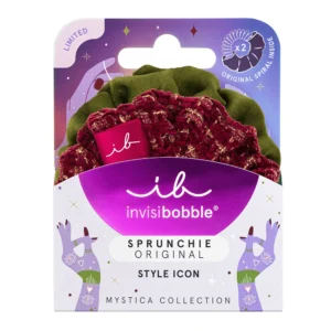 Набор резинок-браслетов для волос в ткани INVISIBOBBLE SPRUNCHIE SLIM MYSTICA MERRY FOR LOVE 2 шт