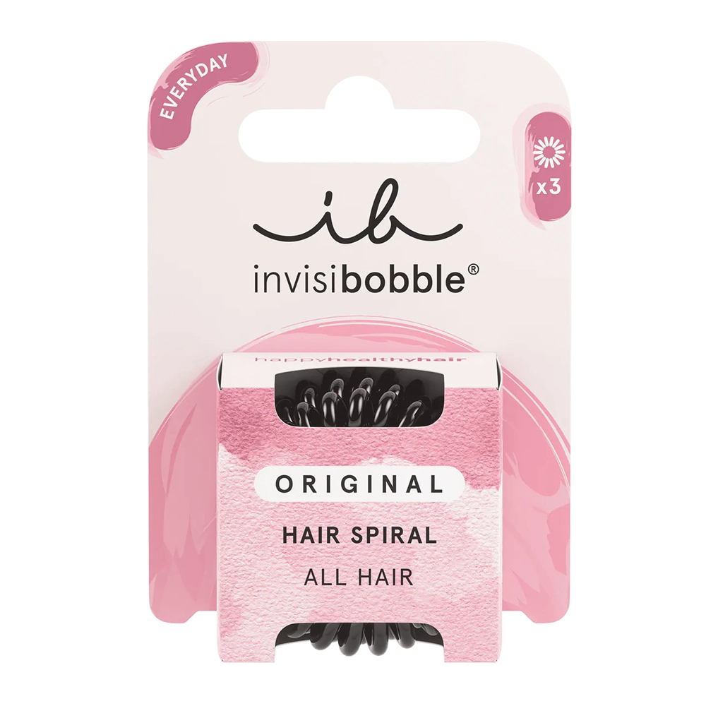 Набір гумок-браслетів для волосся INVISIBOBBLE ORIGINAL TRUE BLACK 3 шт Набір гумок-браслетів для волосся INVISIBOBBLE ORIGINAL TRUE BLACK 3 шт