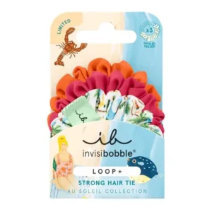 Набор резинок-браслетов для волос в ткани INVISIBOBBLE LOOP PLUS AU SOLEIL BEACHY BLISS 3 шт