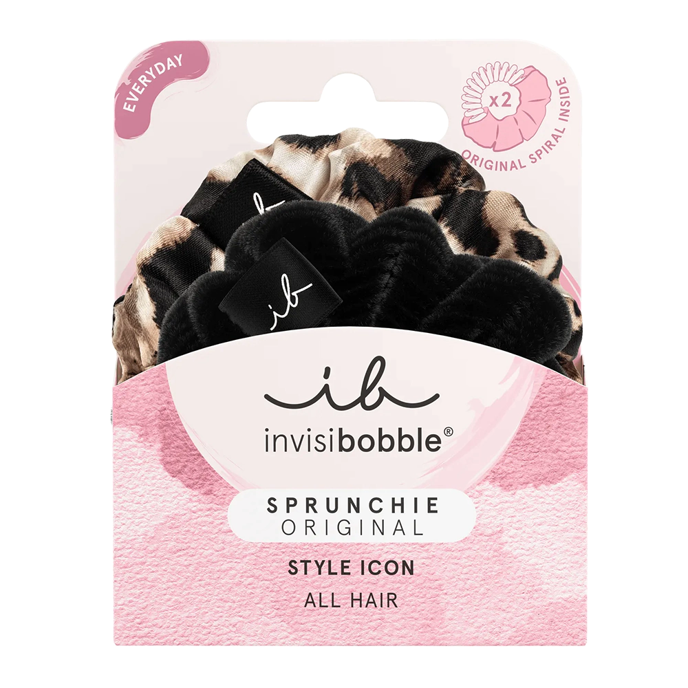 Набір гумок-браслетів для волосся в тканині INVISIBOBBLE SPRUNCHIE SLIM THE ICONIC BEAUTIES 2 шт Набір гумок-браслетів для волосся в тканині INVISIBOBBLE SPRUNCHIE SLIM THE ICONIC BEAUTIES 2 шт