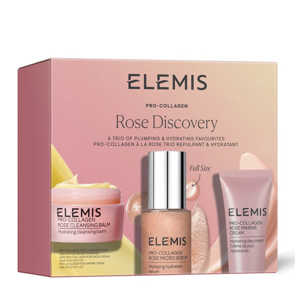 Трио фаворитов для наполнения и увлажнения кожи лица с Розой ELEMIS KIT ALL ABOUT ROSE DISCOVERY Трио фаворитов для наполнения и увлажнения кожи лица с Розой ELEMIS KIT ALL ABOUT ROSE DISCOVERY