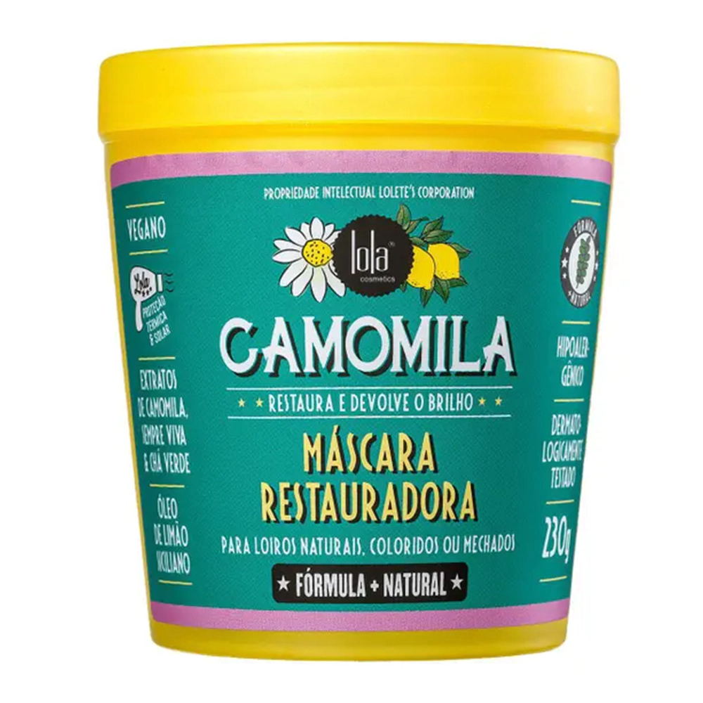 Відновлююча маска для світлого волосся з ромашкою LOLA FROM RIO CAMOMILA RESTORATIVE MASK Відновлююча маска для світлого волосся з ромашкою LOLA FROM RIO CAMOMILA RESTORATIVE MASK