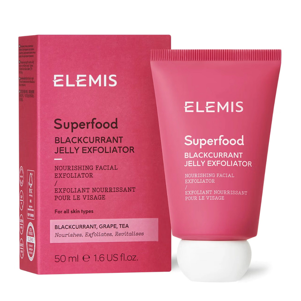 Эксфолиант-желе для очищения кожи лица ELEMIS SUPERFOOD BLACKCURRANT JELLY EXFOLIATOR Эксфолиант-желе для очищения кожи лица ELEMIS SUPERFOOD BLACKCURRANT JELLY EXFOLIATOR