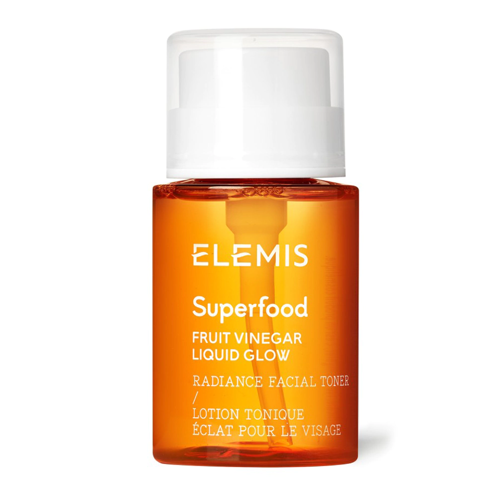 Тонер для сяйва шкіри з фруктовими AHA-кислотами ELEMIS SUPERFOOD FRUIT VINEGAR LIQUID GLOW Тонер для сяйва шкіри з фруктовими AHA-кислотами ELEMIS SUPERFOOD FRUIT VINEGAR LIQUID GLOW