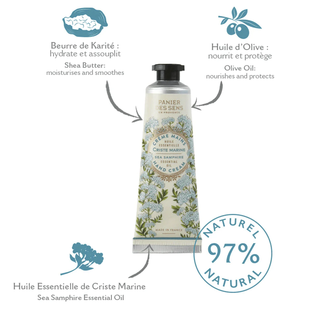 Крем для рук Критмум PANIER DES SENS HAND CREAM STIMULATING SEA SAMPHIRE Крем для рук Критмум PANIER DES SENS HAND CREAM STIMULATING SEA SAMPHIRE
