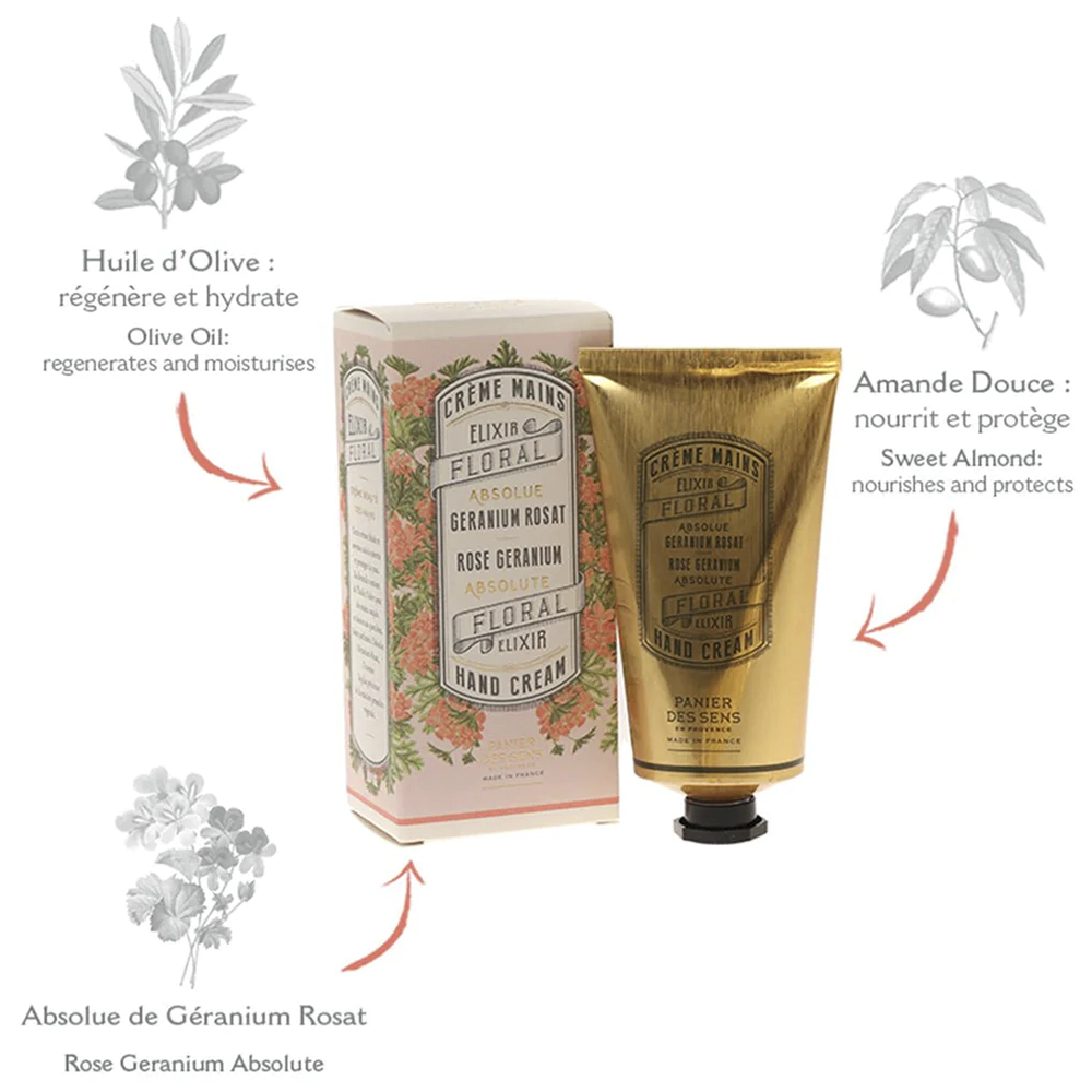 Парфумований крем для рук Рожева герань PANIER DES SENS HAND CREAM ROSE GERANIUM Парфумований крем для рук Рожева герань PANIER DES SENS HAND CREAM ROSE GERANIUM