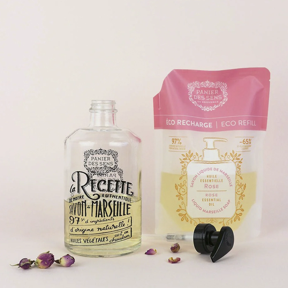 Марсельское жидкое мыло Роза (стеклянная бутылка) PANIER DES SENS BEWITCHING ROSE LIQUID MARSEILLE SOAP Марсельское жидкое мыло Роза (стеклянная бутылка) PANIER DES SENS BEWITCHING ROSE LIQUID MARSEILLE SOAP