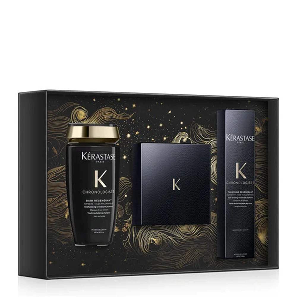 Подарочный набор косметики для восстановления волос KERASTASE CHRONOLOGISTE 2024 Подарочный набор косметики для восстановления волос KERASTASE CHRONOLOGISTE 2024