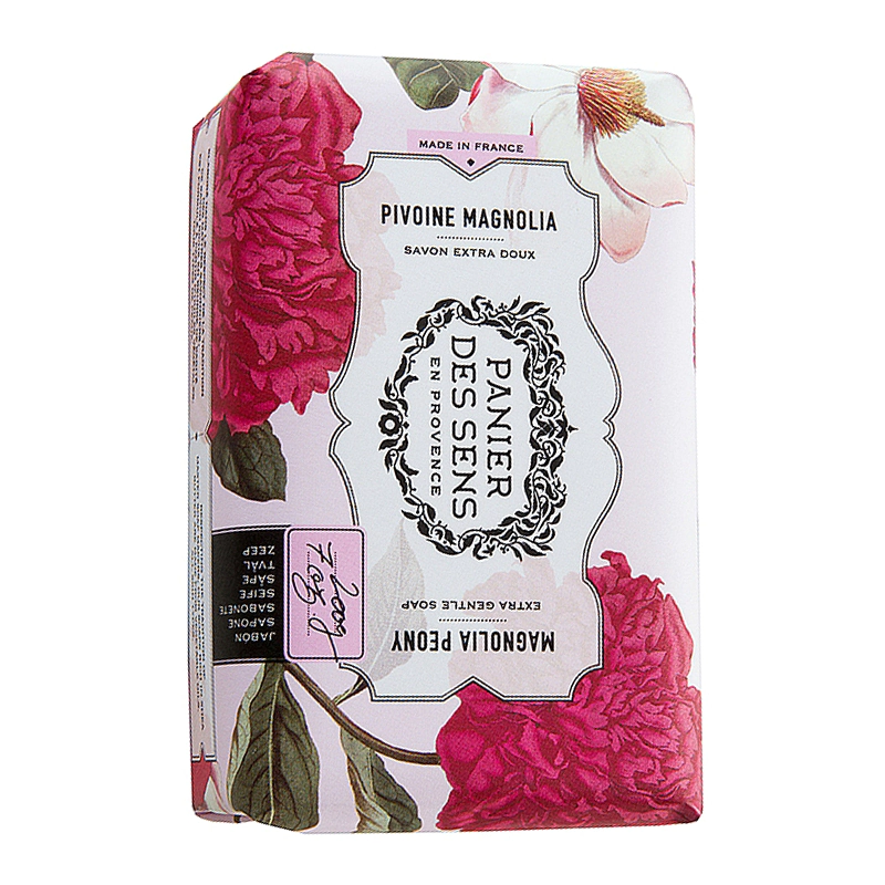 Парфюмированное мыло на основе масла ши Магнолия Пион PANIER DES SENS EXTRA GENTLE NATURAL SOAP MAGNOLIA PEONY Парфюмированное мыло на основе масла ши Магнолия Пион PANIER DES SENS EXTRA GENTLE NATURAL SOAP MAGNOLIA PEONY