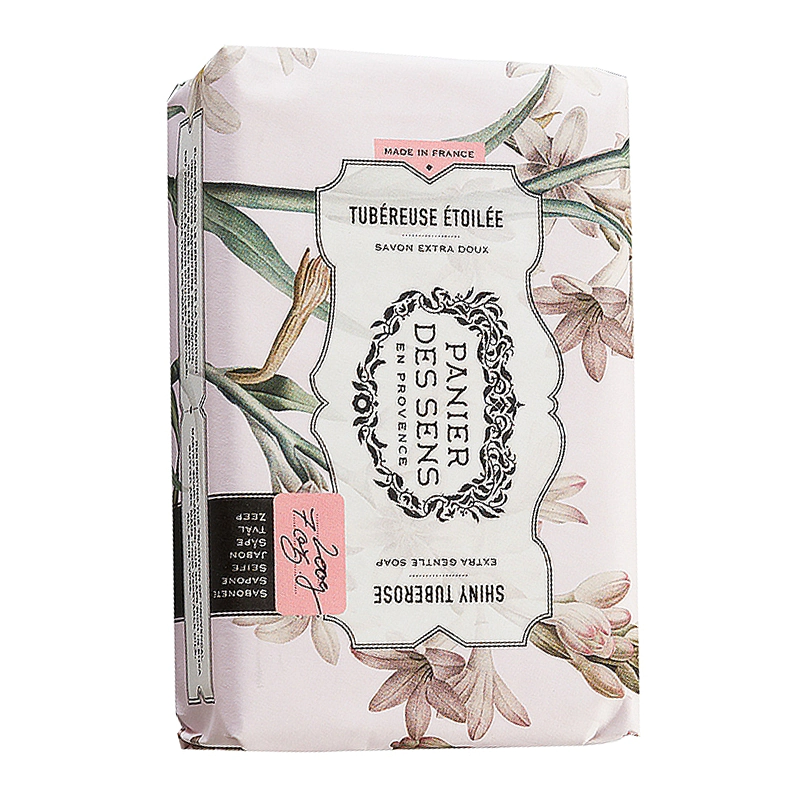 Парфюмированное мыло на основе масла ши Тубероза PANIER DES SENS EXTRA GENTLE NATURAL SOAP SHINY TUBEROSE Парфюмированное мыло на основе масла ши Тубероза PANIER DES SENS EXTRA GENTLE NATURAL SOAP SHINY TUBEROSE