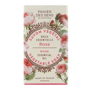 Растительное парфюмированное мыло Роза PANIER DES SENS ROSE EXTRA-GENTLE VEGETABLE SOAP