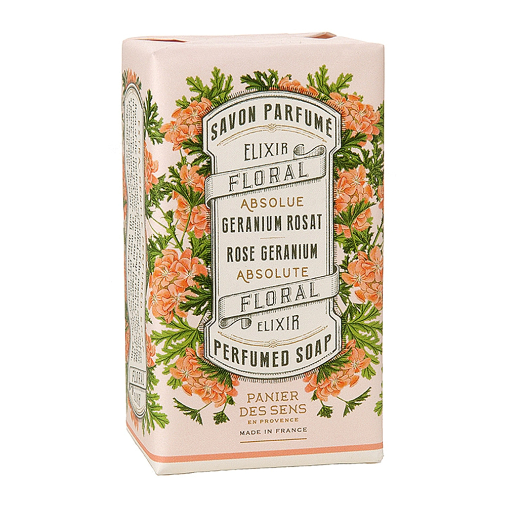 Растительное парфюмированное мыло Герань PANIER DES SENS ROSE GERANIUM EXTRA-GENTLE VEGETABLE SOAP Растительное парфюмированное мыло Герань PANIER DES SENS ROSE GERANIUM EXTRA-GENTLE VEGETABLE SOAP