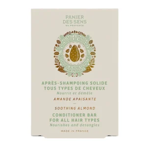Твёрдый кондиционер-бар для нормальных волос Миндаль PANIER DES SENS SOOTHING ALMOND SOLID CONDITIONER