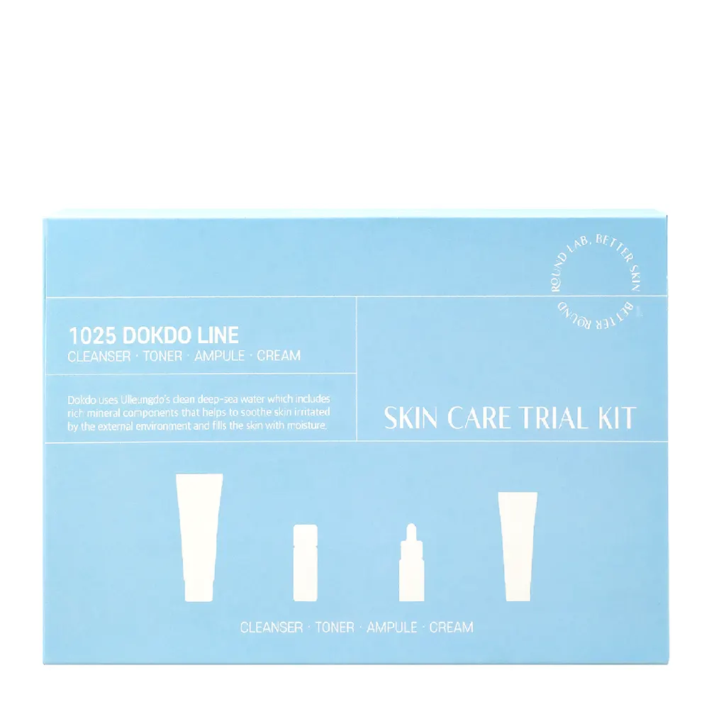 Набір мініатюр для шкіри обличчя з морською водою ROUND LAB 1025 DOKDO TRIAL KIT Набір мініатюр для шкіри обличчя з морською водою ROUND LAB 1025 DOKDO TRIAL KIT