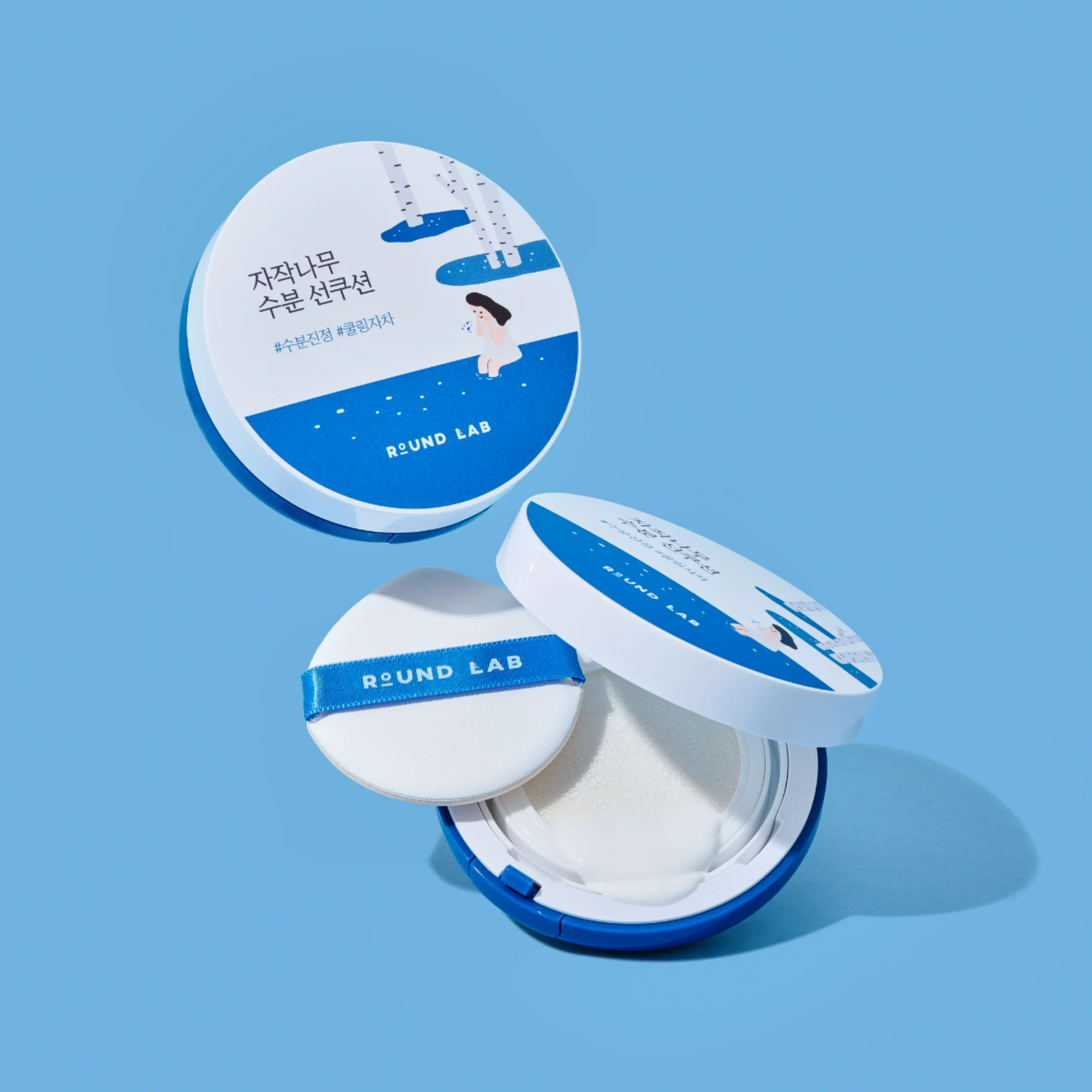 Сонцезахисний кушон із березовим соком ROUND LAB BIRCH JUICE MOISTURIZING SUN CUSHION SPF 50+ PA++++ Сонцезахисний кушон із березовим соком ROUND LAB BIRCH JUICE MOISTURIZING SUN CUSHION SPF 50+ PA++++