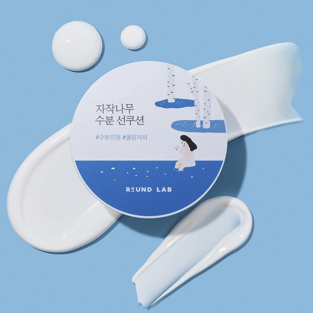 Сонцезахисний кушон із березовим соком ROUND LAB BIRCH JUICE MOISTURIZING SUN CUSHION SPF 50+ PA++++ Сонцезахисний кушон із березовим соком ROUND LAB BIRCH JUICE MOISTURIZING SUN CUSHION SPF 50+ PA++++