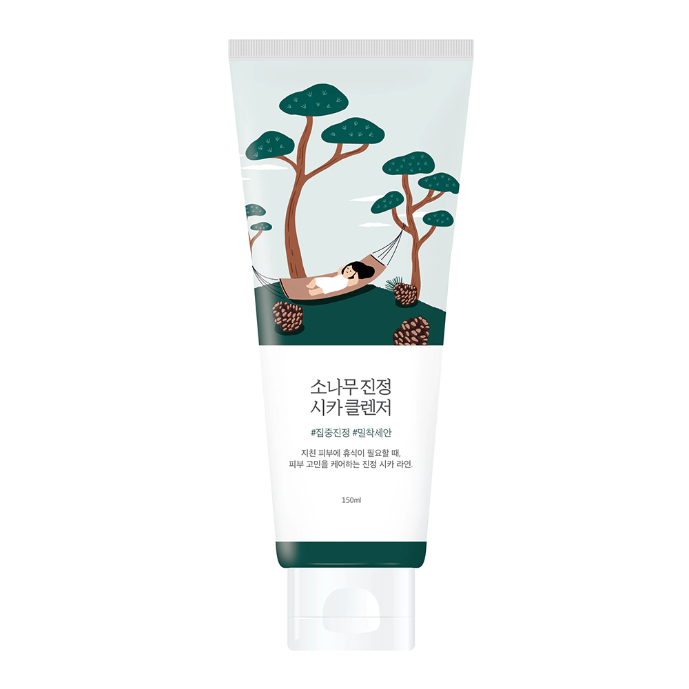 Очищаюча пінка для обличчя з екстрактом голок сосни ROUND LAB PINE CALMING CICA CLEANSER Очищаюча пінка для обличчя з екстрактом голок сосни ROUND LAB PINE CALMING CICA CLEANSER