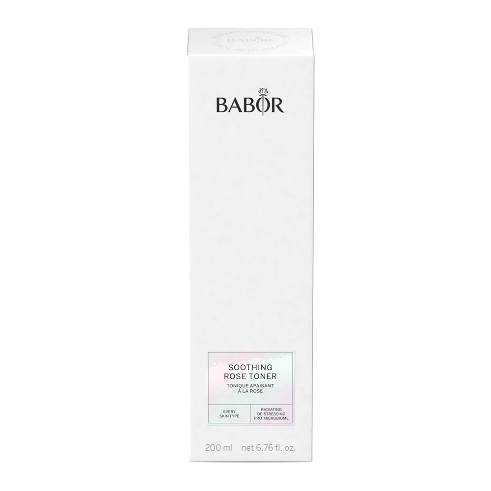Успокаивающий тоник без спирта для всех типов кожи лица BABOR CLEANSING SOOTHING ROSE TONER Успокаивающий тоник без спирта для всех типов кожи лица BABOR CLEANSING SOOTHING ROSE TONER