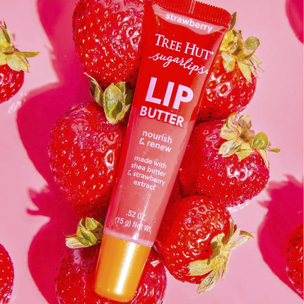 Баттер для губ клубничный TREE HUT SUGARLIPS STRAWBERRY LIP BUTTER Баттер для губ клубничный TREE HUT SUGARLIPS STRAWBERRY LIP BUTTER