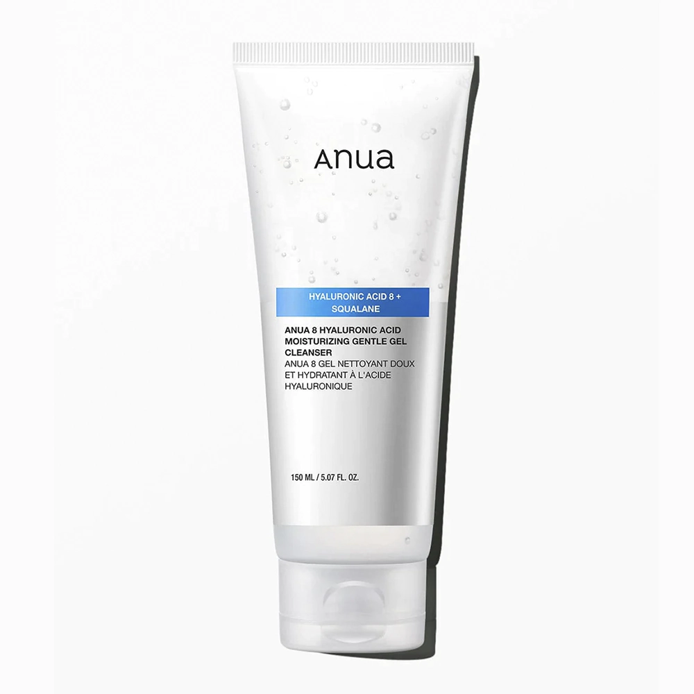 Очищаючий гель для шкіри обличчя з гіалуроновою кислотою ANUA 8 HYALURONIC ACID MOISTURIZING GENTLE GEL CLEANSER Очищаючий гель для шкіри обличчя з гіалуроновою кислотою ANUA 8 HYALURONIC ACID MOISTURIZING GENTLE GEL CLEANSER