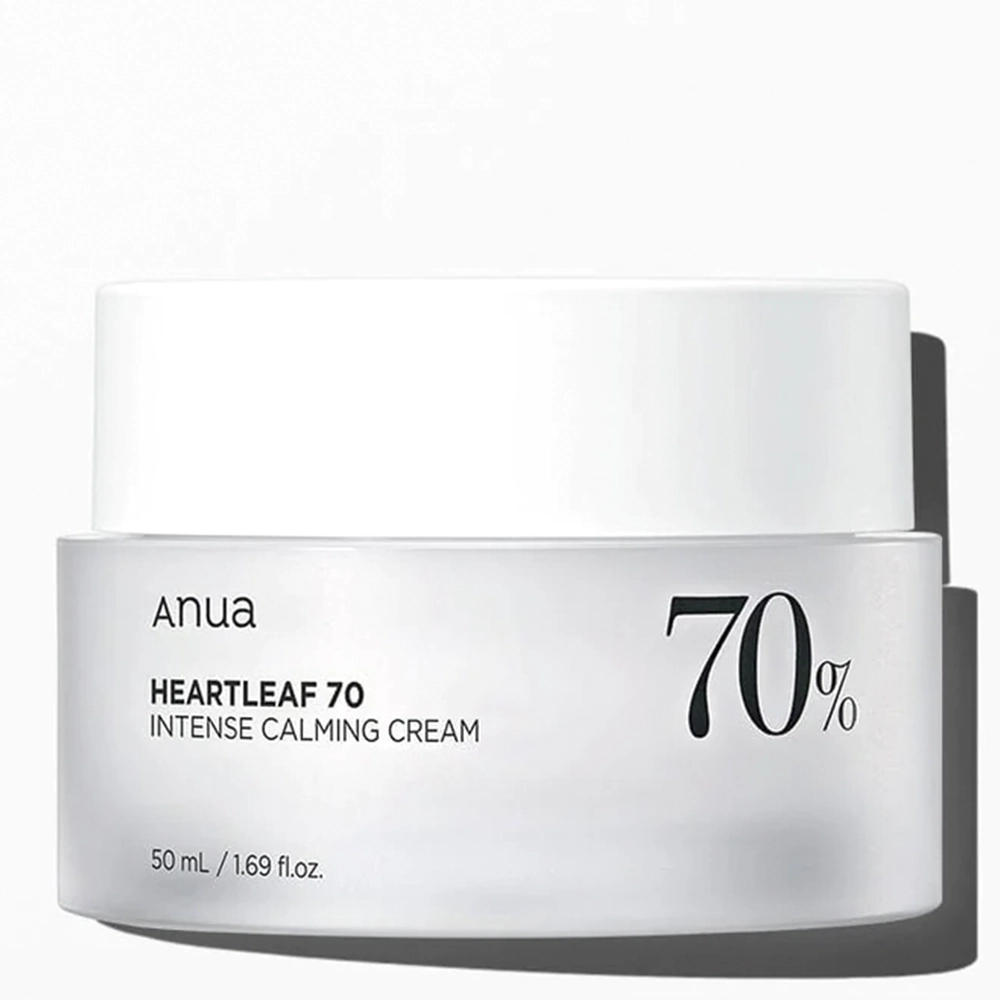 Интенсивный успокаивающий крем с керамидами и пантенолом ANUA HEARTLEAF 70% INTENSE CALMING CREAM Интенсивный успокаивающий крем с керамидами и пантенолом ANUA HEARTLEAF 70% INTENSE CALMING CREAM