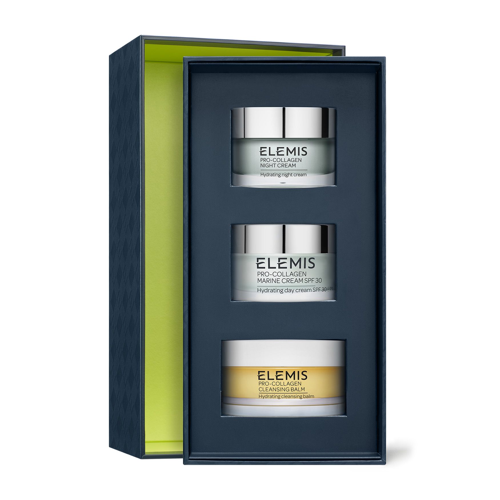 Трио бестселлеров для увлажнения кожи лица ELEMIS Kit:Pro Collagen Skin Health Heroes Трио бестселлеров для увлажнения кожи лица ELEMIS Kit:Pro Collagen Skin Health Heroes